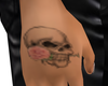 Skull Rose R Hand Tattoo