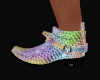 Rainbow Snakeskin Boots