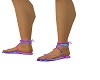 pinklue stars sandals
