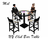 NY Club Bar Table