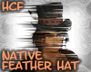 HCF Native Feather Hat M