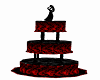 Red/Black Wedding Cake