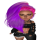 purple&pink hair