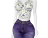 Floral Jeans Outfit