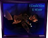 Pinned down kisses