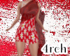 4rch-mini dress red