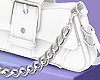 🖤 White Chain Handbag