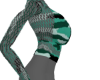 TEAL CAMO NETTED TOP
