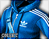 Blue Track Top