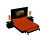 Orange Contempo Bed