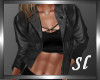 (SL)Black Leather Jacket