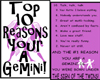 10 Reasons Zodiac Gemini