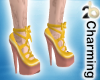 kawaii yellow shoes