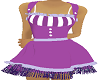 scarecrow dress purple