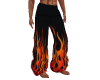 flame jogging pants