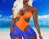 Beachy TangerineSwimsuit