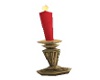 Red single candle