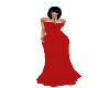 vestido de gala rojo