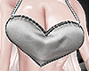 V: Silky heart white