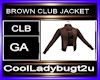 BROWN CLUB JACKET