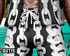 後 CHAIN SHORTS SET