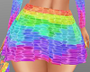K rainbow miniskirt