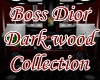 $BD$ Darkwood round sofa