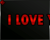 f Text - I LOVE YOU