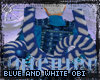 Blue and White Obi