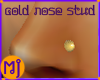 MJ Gold Nose Piercing