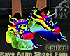 Spiked Rave Anim Shoes F