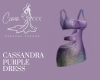 Cassandra Purple Dress