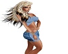 A T BOTTOM JEAN SHORTS