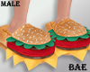B| Burger Slippers M