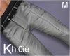 K grey pants M