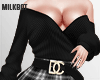 $ Black Outfit + belt