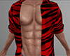Red Stripe Open Shirt 4 (M)