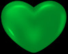 Green Puffy Heart