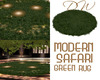 MODERN SAFARI GREEN RUG