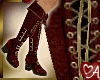 .a Steampunk Boots Red