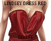[Gi]LINDSEY DRESS RED