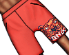 Orange Kenzo Shorts