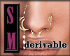 nose pierces gold