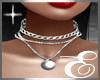 SILVER NECKLACE ℰ