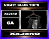 NIGHT CLUB TOPS