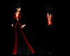 Z Red/Blk Gothic Gown