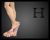 [H] Sortbet Sandals