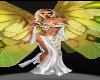 Green White Fairy Gown Fairies Butterflies Butterfly Large Wings