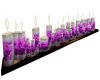 Purple Rose Candle Tray