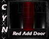 Red Add Door